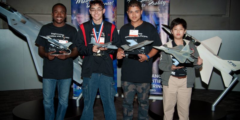 TAME State Competition at Lockheed Martin 2014 Collier Award Students