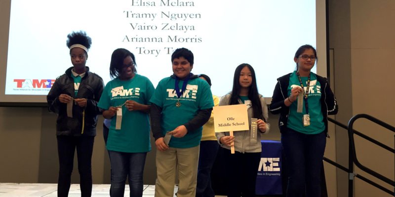 The 2016 TAME Dallas STEM Competition was hosted at Tarrant County College on Saturday February 6, 2016. (Lake Jackson, TX) – The 2016 TAME Gulf Coast STEM Competition was sponsored by BASF and hosted at Brazosport College on Saturday February 6, 2016