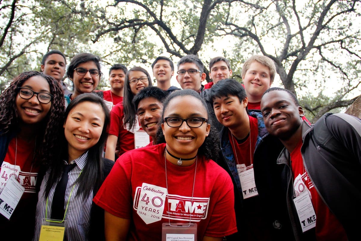 The 2017 TAME Capital Area STEM Competition was hosted at The University of Texas at Austin on Saturday February 4, 2017. The event, held free of cost to participants, brought together over 200 student competitors (grades 6-12) from across the region. 