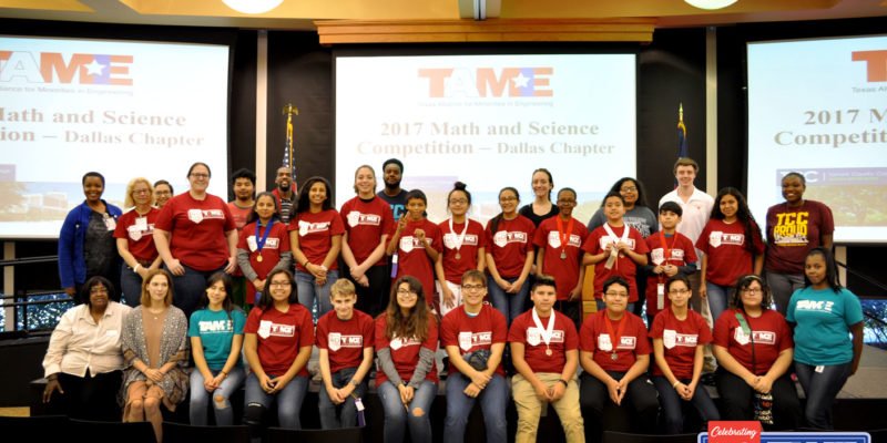 (Dallas, TX) – The 2017 TAME Dallas STEM Competition was hosted at Tarrant County College on Saturday February 11, 2017. The event, held free of cost to participants, brought together over 80 student competitors (grades 6-12) from across the region.